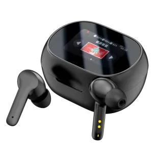 LED Smart Screen TWS Earbuds Wireless bluetooth Earphone LED Colorful Touch Screen Panoramic Surround Sound 48H Playback