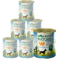 Dehner Best Nature Light Adult, versch. Sorten, 6 x 400 / 800 g Dose, Nassfutter für: Hunde, Nassfutter für ausgewachsene / übergewichtige Hunde, fettreduziert