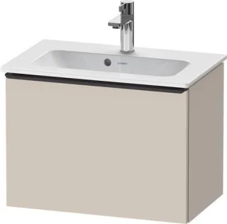 Duravit D-Neo Waschtischunterbau wandhängend Taupe Matt 610x372x440 mm - DE42680BD910000 DE42680BD910000