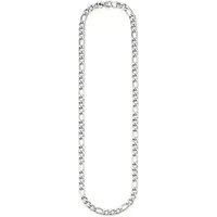 Bruno Banani Edelstahlkette Schmuck Geschenk Halskette Figarokette Silber