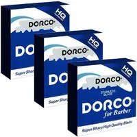 Dorco Rasierklingen Rasierklingen 100er Pack (3er Pack), 3-tlg.