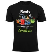 Cotton Prime® T-Shirt Rente - Endlich Zeit für den Garten
