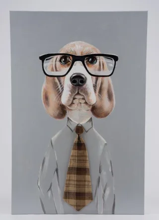 Canvasbild Hund