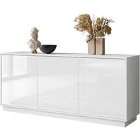 Lookway Kommode SANAYI Weiß hochglanz