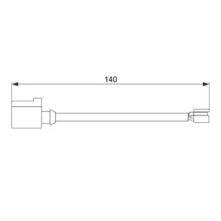 Bosch Warnkontakt f?r Bremsbel?ge Porsche Cayenne Panamera VW Touareg 1987474566