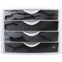 HELIT Schubladenbox the chameleon, mit 4 Schubladen, geschlossen, stapelbar