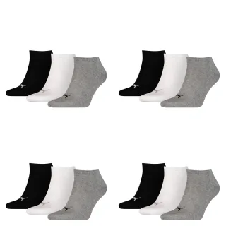 12 Paar Puma Sneaker Invisible Socken Gr. 35 - 49 Unisex für Damen Herren Füßlin...