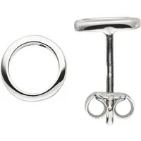 JOBO Paar Ohrstecker Kreis, 925 Silber