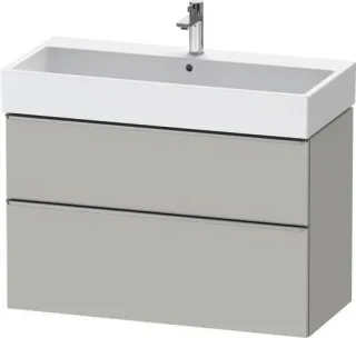 Duravit D-Neo Waschtischunterbau wandhängend Betongrau Matt 984x442x625 mm - DE4374070070000 DE4374070070000