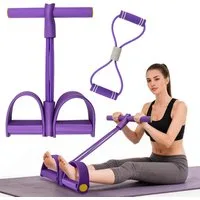 FELIXLEO Multitrainer Bauchtrainer Sit-Up Expander, 6 Tubes, 8-förmige Widerstandsbänder, (1-St)