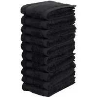 OTTO home Waschlappen Vanessa, 10 Seiftücher, 30x30cm, in Standard- und Premium-Qualität, (Set, 10-St), Handtücher mit Bordüre, 100% Baumwolle, einfarbig, weich