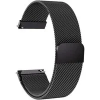 Sunicol Uhrenarmband 18/20/22mm Uhrenarmband, Mesh-Edelstahl, Magnetschließe, Schnellverschluss für Smart Watch oder normale Uhr