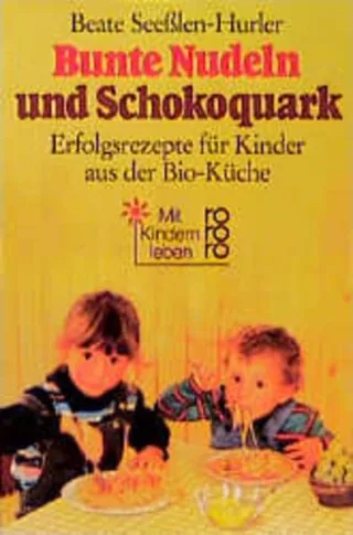 Bunte Nudeln und Schokoquark