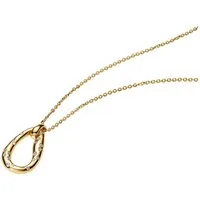 Pandora Kette mit Anhänger 364666C01-45, Vergoldet, Zirkonia, Organisch