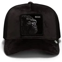 GOORIN Bros. Trucker Cap Goorin Bros. OG Trucker Cap Elevated Mesh Velour Boss Void (Basecap, Basecap, Meshcap, Trucker Kappe)