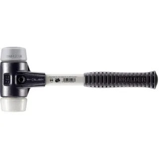 HALDER SIMPLEX - Schonhammer mit verstärktem Tempergussgehäuse und Fiberglasstiel, TPE-mid - 3737.050