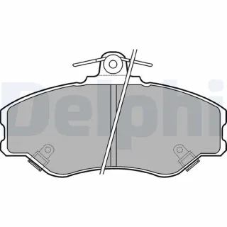 Delphi Bremsbel?ge vorne Hyundai Grace H100