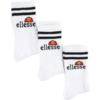 Ellesse Tennissocken 3x Sportsocken Ellesse 39/42 43/46 Weiße Socken 3 Paar Ellesse Sportsocken