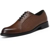 Allthemen Schnürschuh Herren Business Schnürschuhe mit Krokoprägung Klassisch Oxford