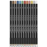 L3VEL3™ Distribution and Corporate Augen-Make-Up-Set Color Liner Pencils 12er Set – Haar Tattoo Stifte in 12 Farben für Pro, 12-tlg.