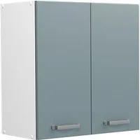 Vicco Hängeschrank R-Line, Blau-Grau/Weiß, 60 cm (1-St)