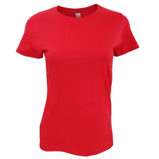 SOLS Womens/Ladies Imperial Heavy Short Sleeve T-Shirt (Rot)