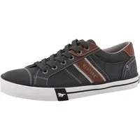 Mustang Shoes Calogero Sneaker Freizeitschuh, Halbschuh, Schnürschuh mit Kontrastbesätzen