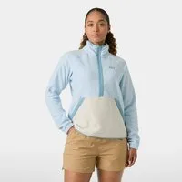 Helly Hansen Fleecepullover W RIG FLEECE 1/2 ZIP mit Stehkragen, wärmendes Fleece, pflegeleicht, sportlicher Schnitt