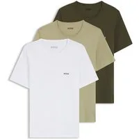 BOSS T-Shirt TShirtRN 3P Classic (Packung, 3-tlg) mit BOSS Stickerei