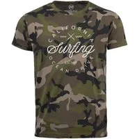Neverless Print-Shirt Herren Camo-Shirt California Surfing Ocean Drive Summer T-Shirt Camouflage Tarnmuster Neverless® mit Print