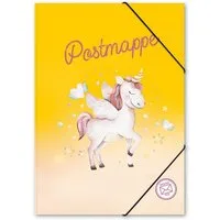 itenga Organisationsmappe itenga Postmappe Gummizugmappe A4 Motiv Einhorn