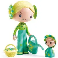 DJECO Spielfigur Tinyly Flore & Bloom Grün, (Set)