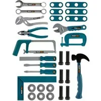 Toi-Toys Kinder-Werkzeug-Set Power Tools - Werkzeugset (30-teilig)