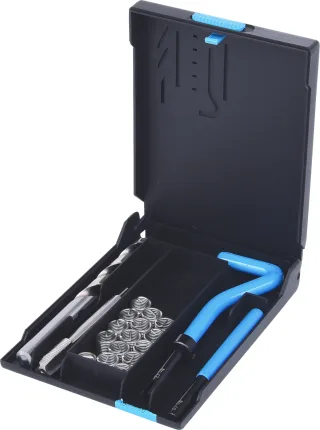 KS Tools Nirostahl Gewinde-Reparatur-Satz M10x1,25x13,8mm, 19-tlg - 150.6070