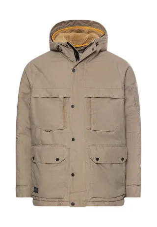 camel active - Winterjacke mit Taschen beige - Gr. - 66