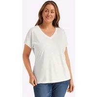 Sheego T-Shirt Halbarmshirt Kurzarm