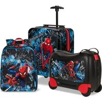 Samsonite Kinderkoffer DAYDREAM MARVEL, Spiderman Mystery, 4 Rollen, mit arretierbarem und versenkbarem Druckknopf-Trolleysystem