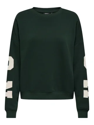 ONLY - ONLSWEAT L/S BACK/SLEEVE PRINT SWT NOOS Scarab - Gr. - S