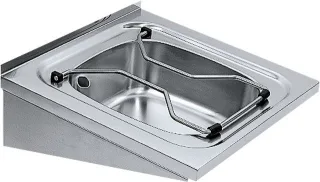 KWC Aquarotter Ausgussbecken, SIRIUS, Edelstahl, 500x180x500 mm, Klapprost, 2000057408 2000057408