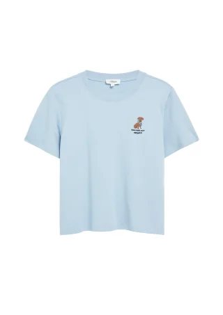 s.Oliver - T-Shirt blau - Gr. - 44