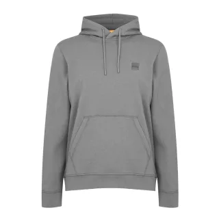 Boss - "Wetalk" Hoodie zum Überziehen für Herren (Holzkohle)