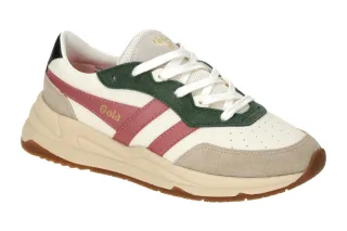 "Gola CLB521AC Saturn Quadrant Damen Sneaker Wei? Offwhite Bone Coral Pink Ch...