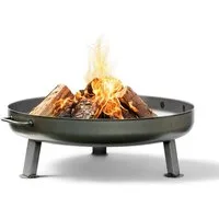 Czaja Feuerschale Czaja Feuerschale Bonn Ø 80 cm - mit Wasserablaufbohrung - Feuerstelle, Feuerfester Stahl, Sehr hohe Lebensdauer