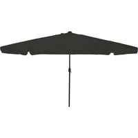 vidaXL Sonnenschirm Garten-Sonnenschirm Schwarz 395 x 395 x 245 cm Polyester