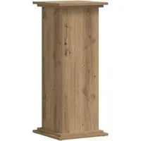 vidaXL Blumenständer Pflanzenständer Eiche 33 x 33 x 80 cm Holzwerkstoff (1 St)