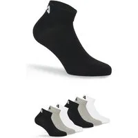 Fila Kurzsocken UNISEX INVISIBLE PLAIN SOCKS (6-Paar, 6 Paar) Baumwollmischung, Rippenbündchen, flache Zehennaht