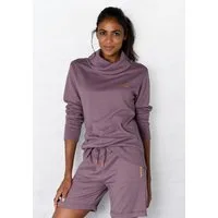Bench. Loungewear Longsweatshirt mit Stehkragen in Layeroptik und Kängurutasche, Loungewear