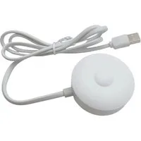 Wigento Für Braun Oral B iO Serie 9 / 8 / 7 Zahnbürsten USB-A Ladegerät Weiß Stromadapter