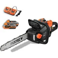 FUXTEC Akku-Kettensäge FX-E2KSSET