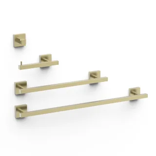 Tres Set bestehend aus 2 Handtuchhaltern + 1 Papierhalter ohne Deckel + 1 Haken , 09598101CA 09598101CA